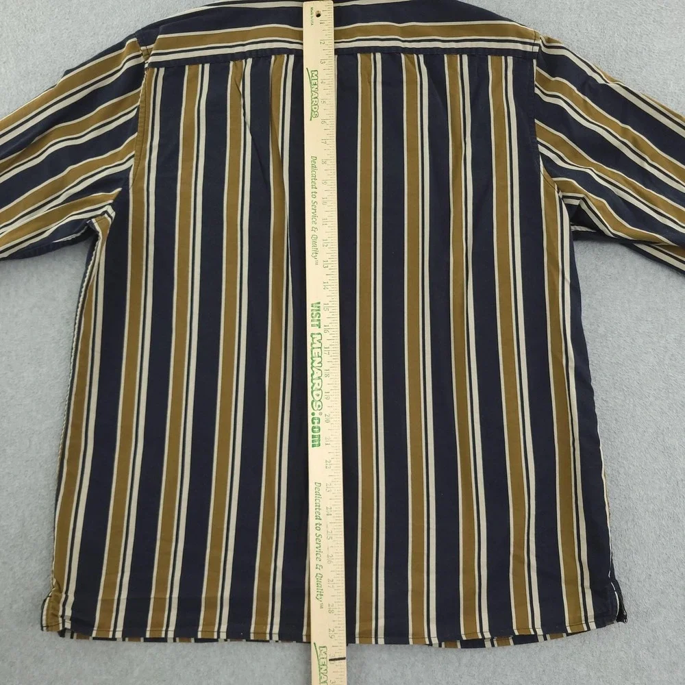Banana Republic Shirt Mens XL Multicolor Stripe Long Sleeve Button Up Slim Fit